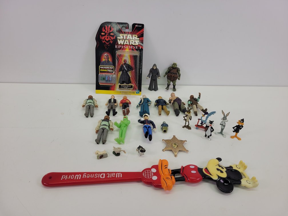 Vintage Star Wars 3" Action Figures, 2" Looney Tunes Diecast Characters, and More