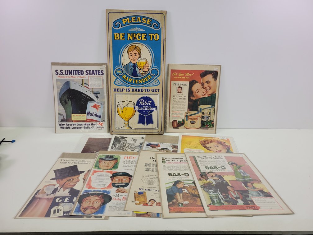 Vintage Tobacco Ads and More