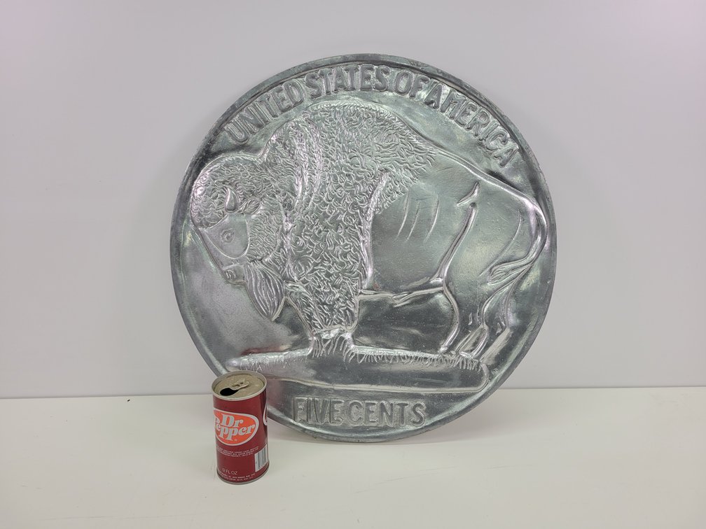21" Aluminum Buffalo Nickel