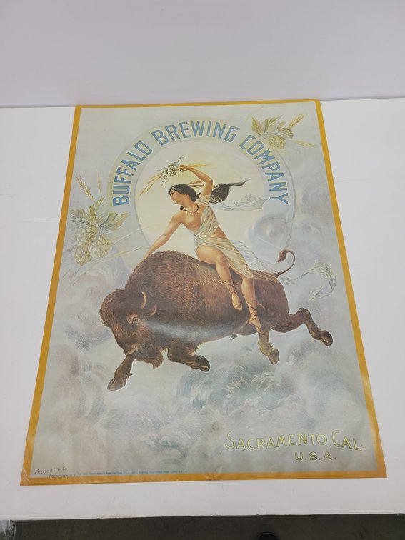 1977 Buffalo Brewing Company Poster