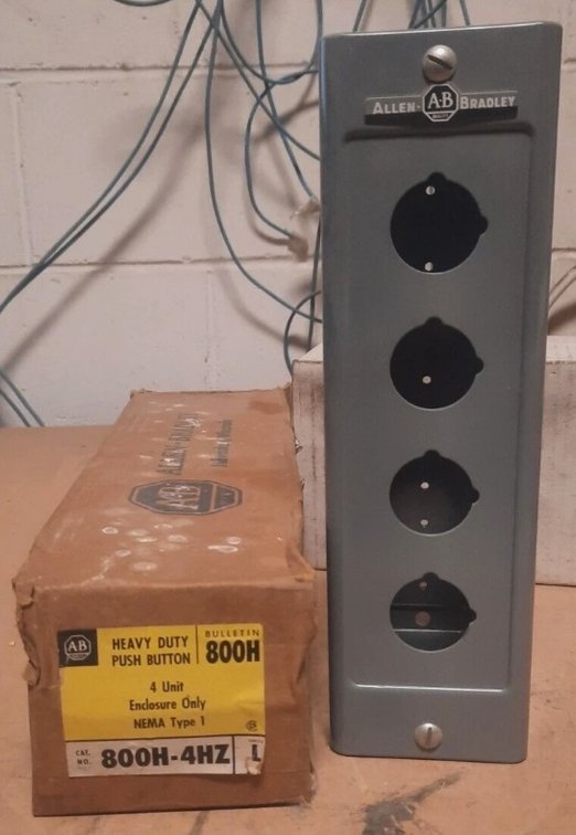 New Allen Bradley Heavy Duty Push Button Enclosure