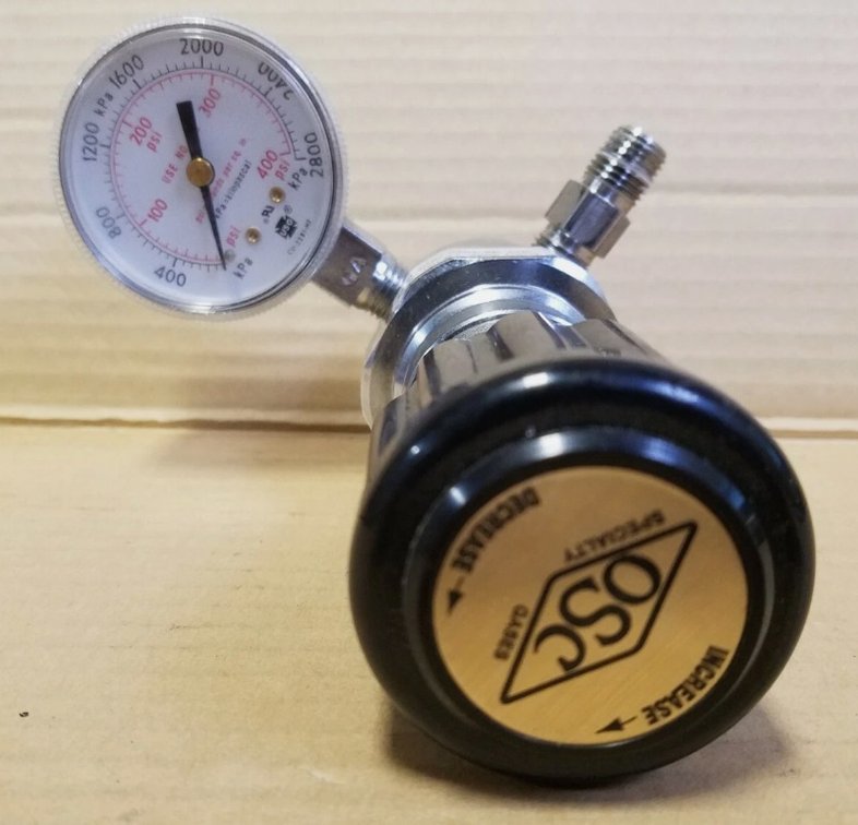 OSC Specialty Gases Gas Compressed Regulator (3000 PSIG)