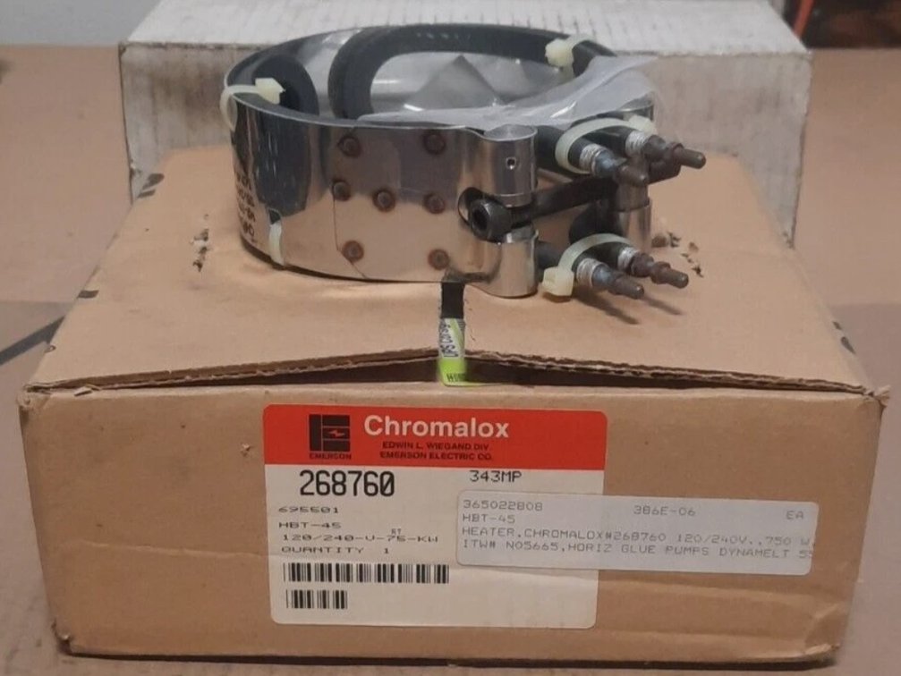 New Chromalox Tubular Band Heater (120/240VAC, 75kW)