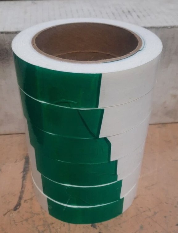 Lot of (66) New White Felt Rolls With Adhesive Backing