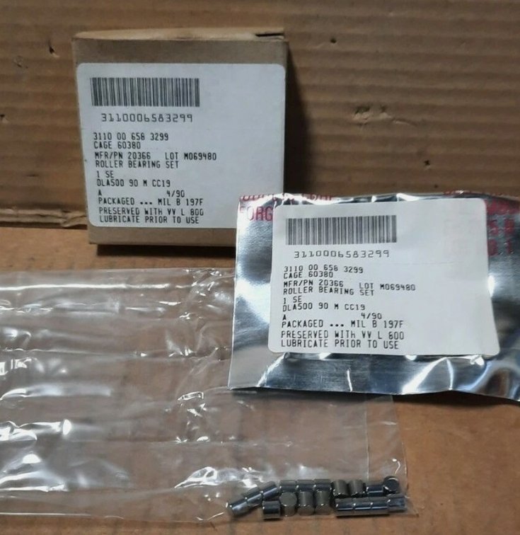 Lot of (139) New Timken Roller Bearing Sets (5mm x 5mm)
