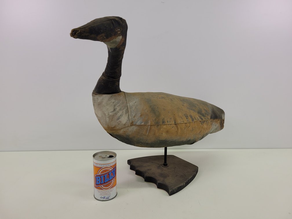 Oscar Quam Canvas Goose Field Decoy with Stand
