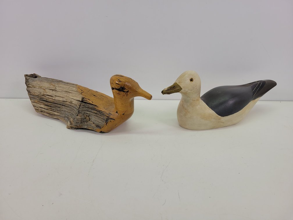 (2) Decorative Wood Duck Decoys