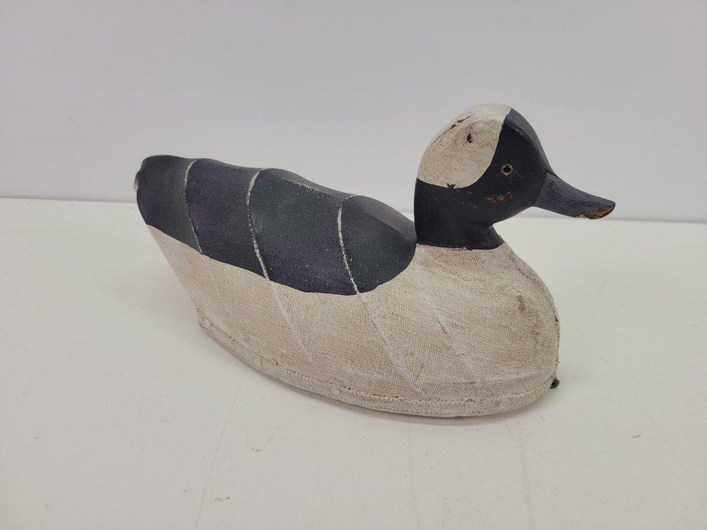 Bufflehead Drake Canvas Over Wire Decoy