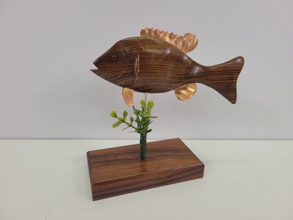 Ray Tuholsky Handmade Fish Sculpture - Avon, MN