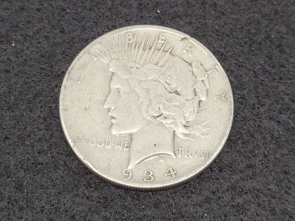 1934-S Peace Silver Dollar