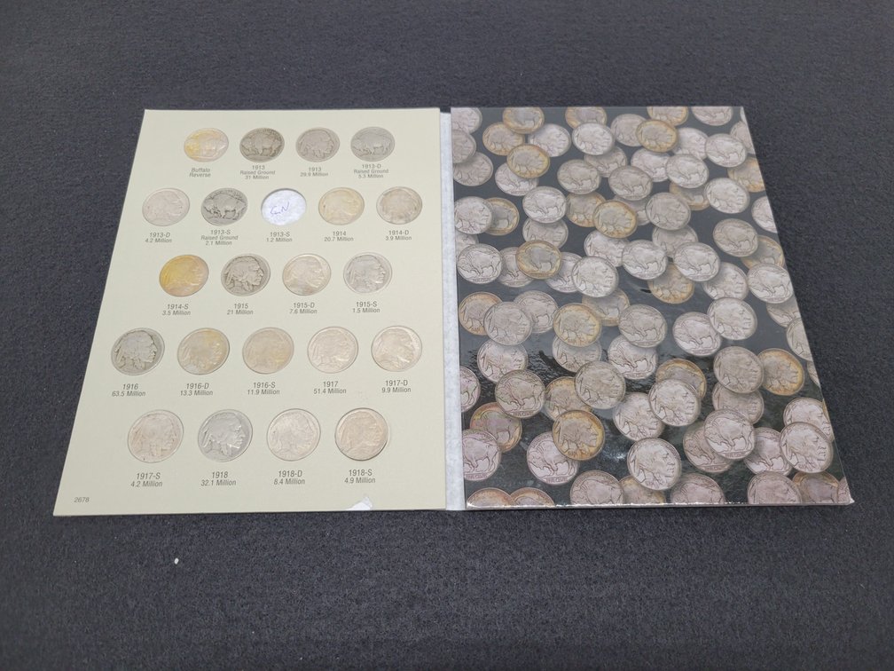 1913-1938 Buffalo Nickel Collection