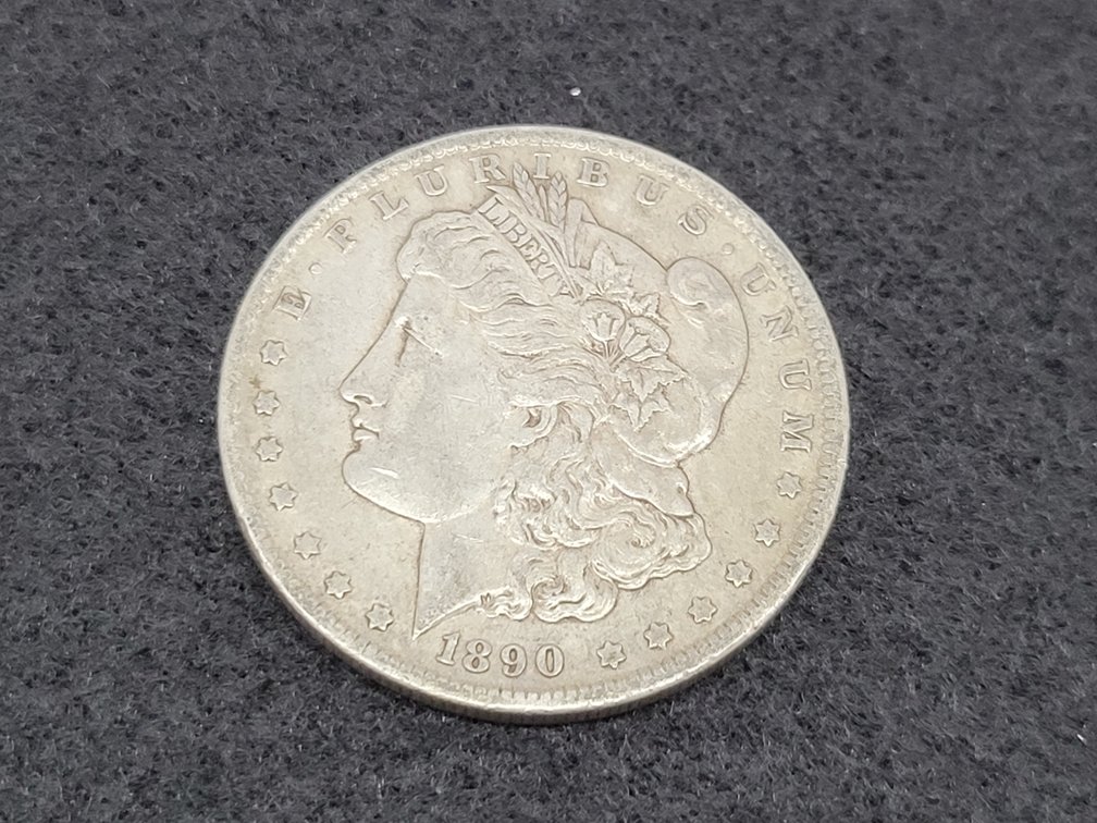 1890-O Morgan Silver Dollar