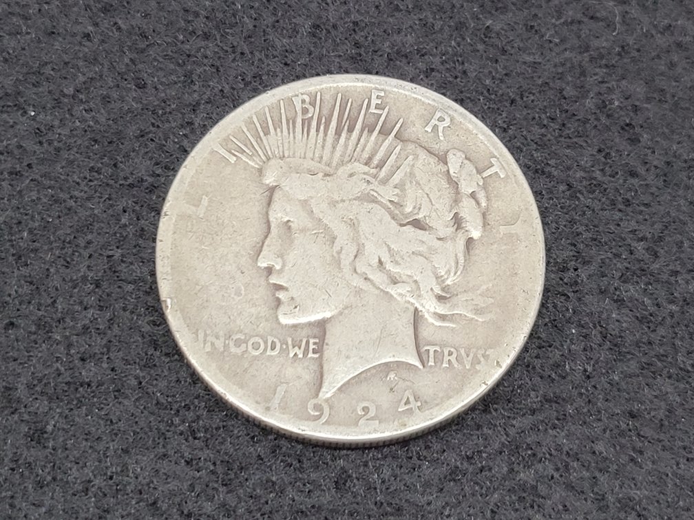1924-S Peace Silver Dollar