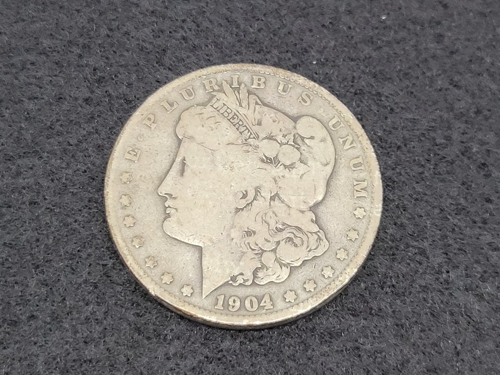 1904-P Morgan Silver Dollar