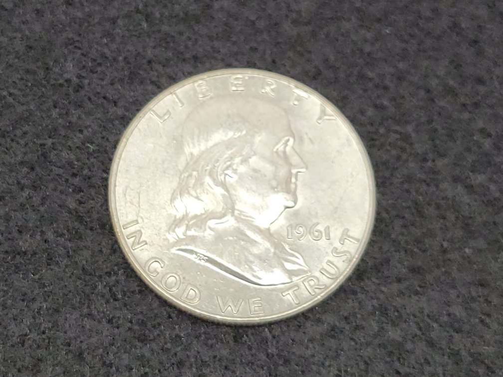 1961-D Franklin Silver Half Dollar - Uncirculated