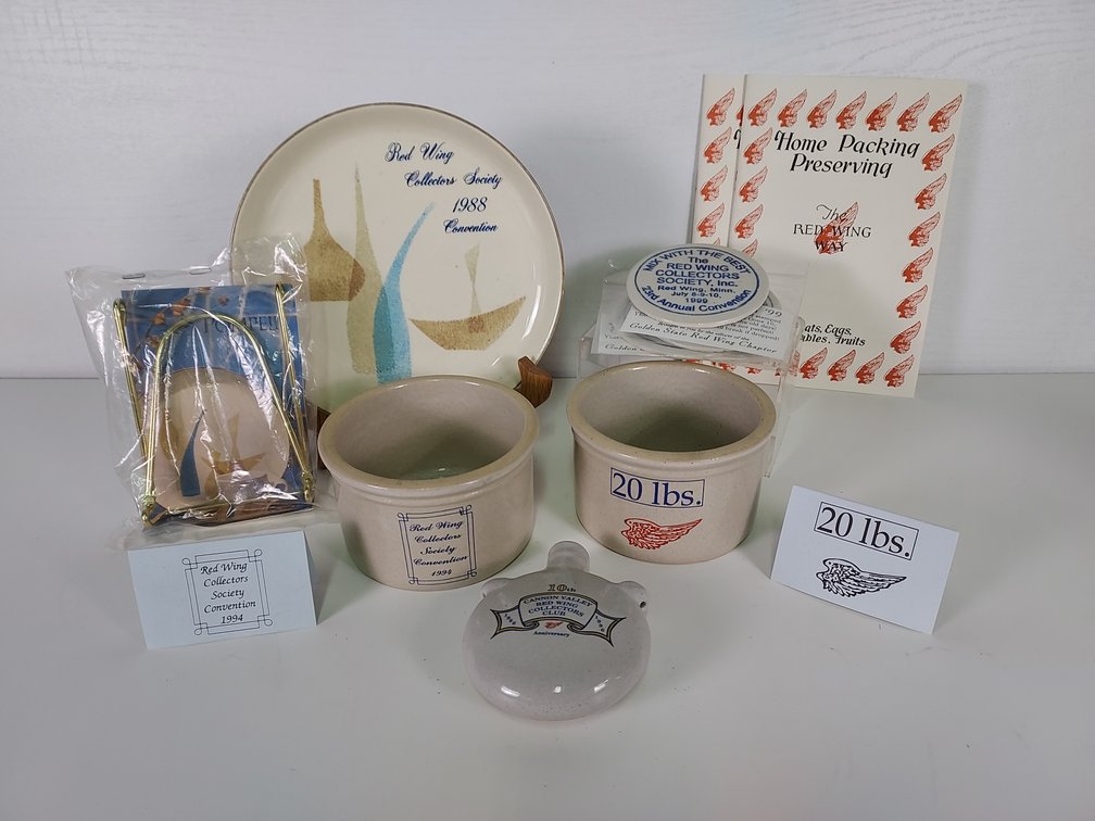 Red Wing Collectors Society Souvenirs - 1988 through 1999
