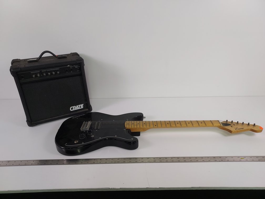 Encore Electric Guitar and Crate Amplifier
