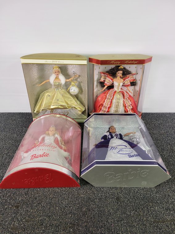 (4) Special Edition Barbie Dolls
