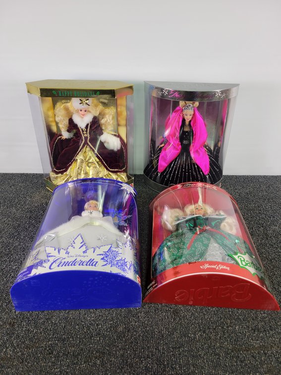 (4) Special Edition Barbie Dolls