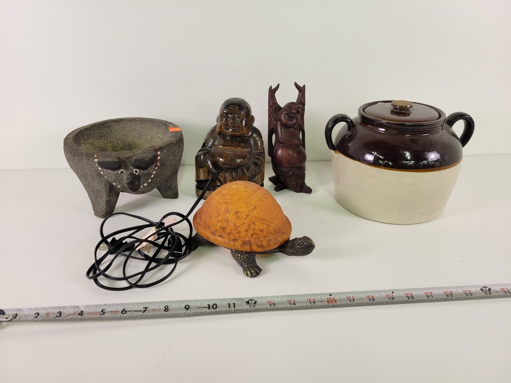 Piggy Mortar, Turtle Lamp and More