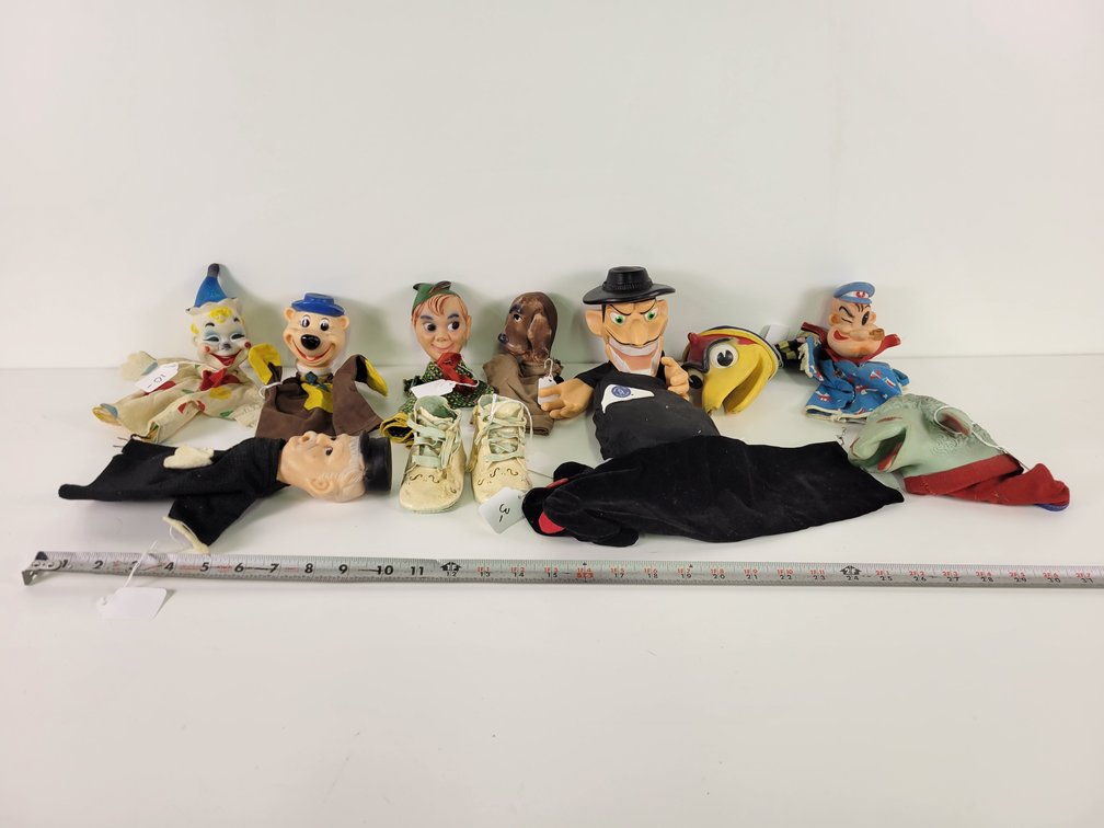 Lot of Vintage Hand Puppets