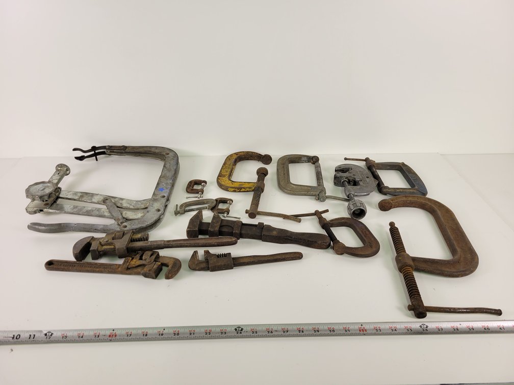 C-Clamps, Pipe Wrenches and More