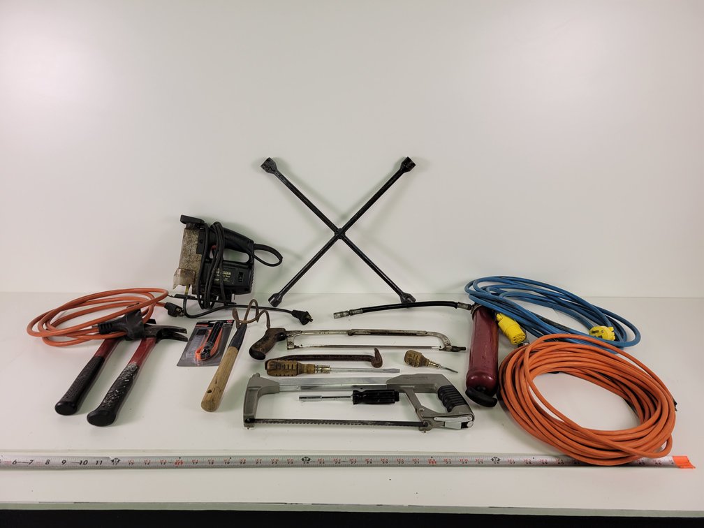 Jigsaw, Extension Cords and Hand Tools
