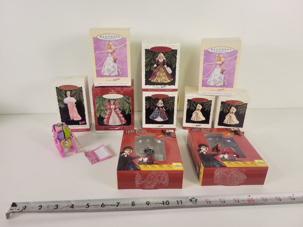Hallmark Barbie & Harry Potter Ornaments