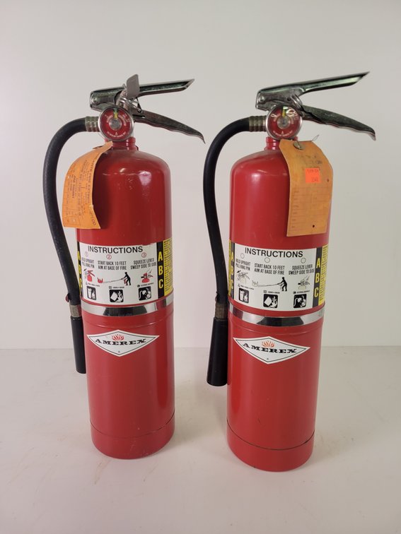 (2) Amerex Fire Extinguishers
