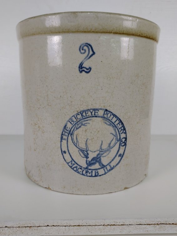 2 Gallon Crock - The Buckeye Pottery Co. of Macomb, Ill