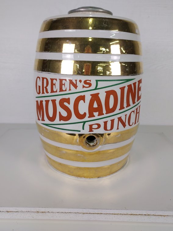 Green's Muscadine Punch Soda Fountain Syrup Dispenser