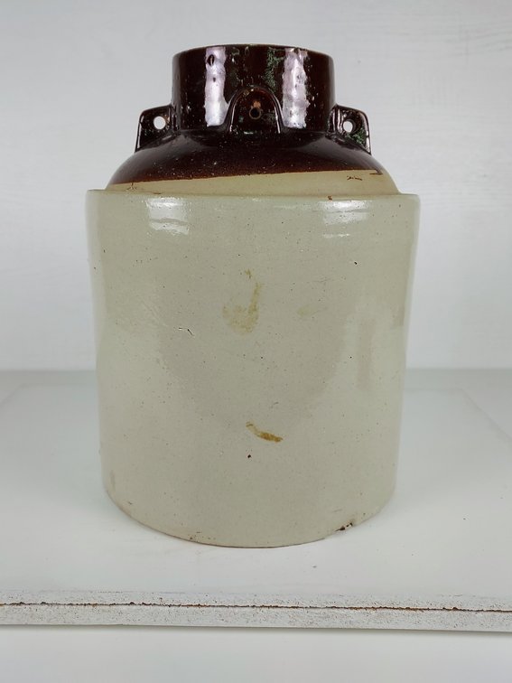 1 Gallon Ball Lock Jar - Brown and White