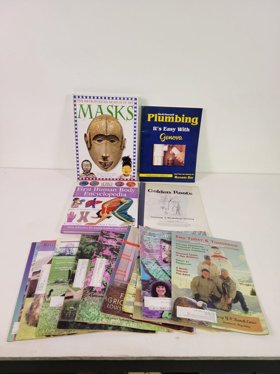 (10) EMU Today & Tomorrow Magazines, Anatomy Book and More