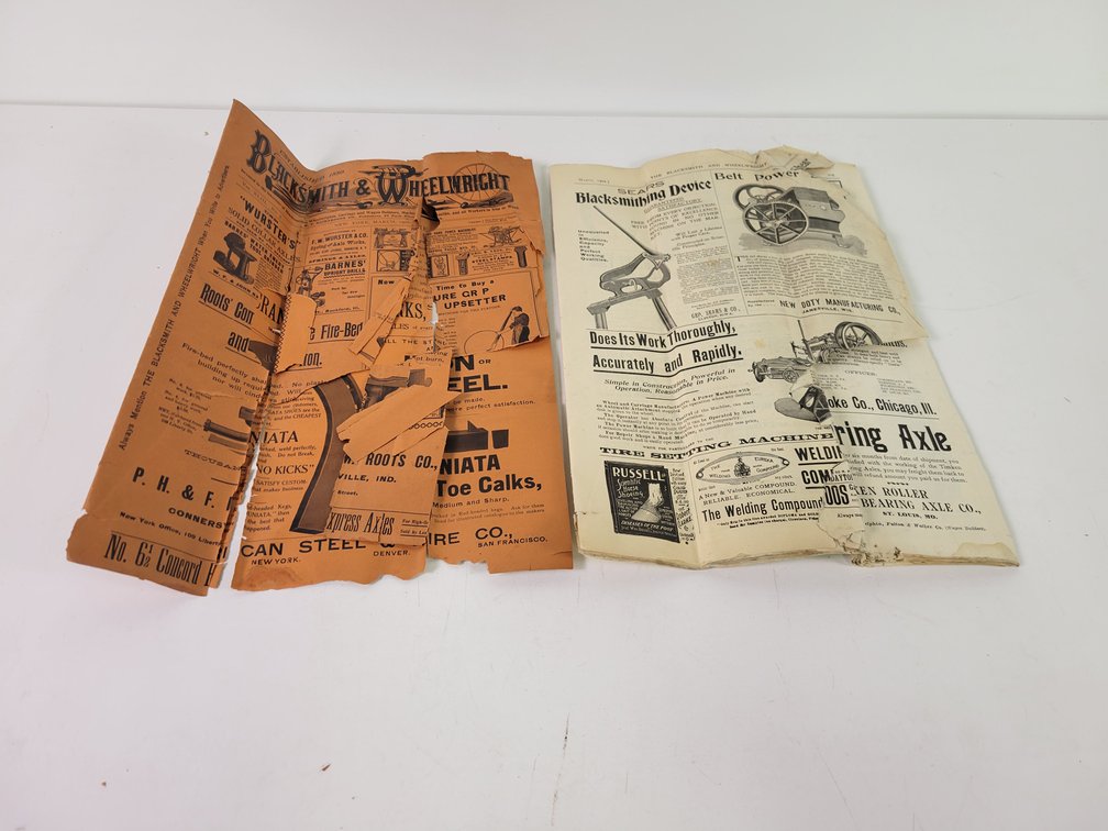 1901 Blacksmith & Wheelwright Magazine