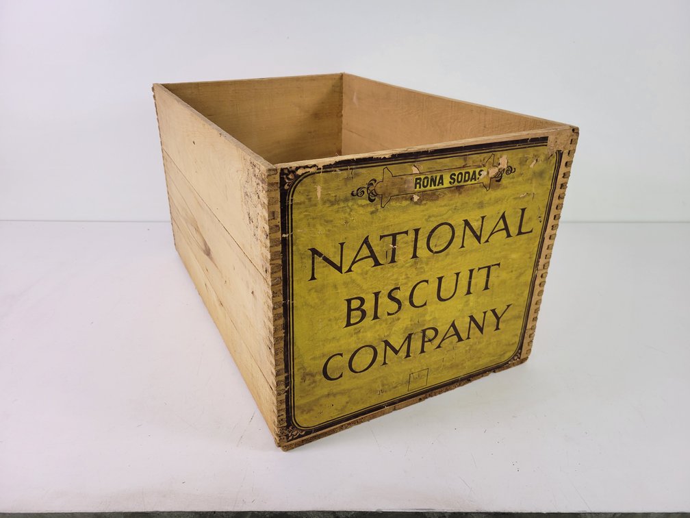 "National Biscuit Co." Wood Crate