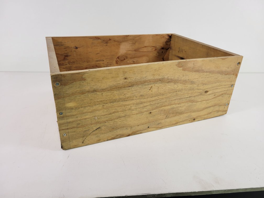 Wood Crate w/ Handles
