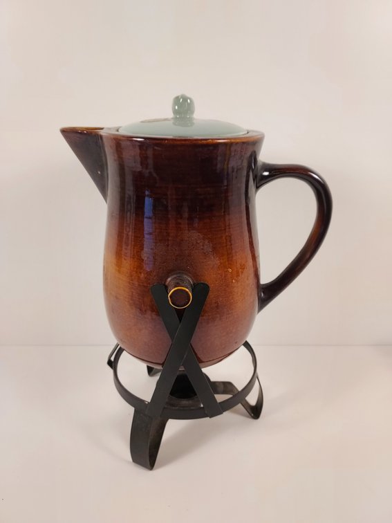 Red Wing Village Green Tipping Coffee Server