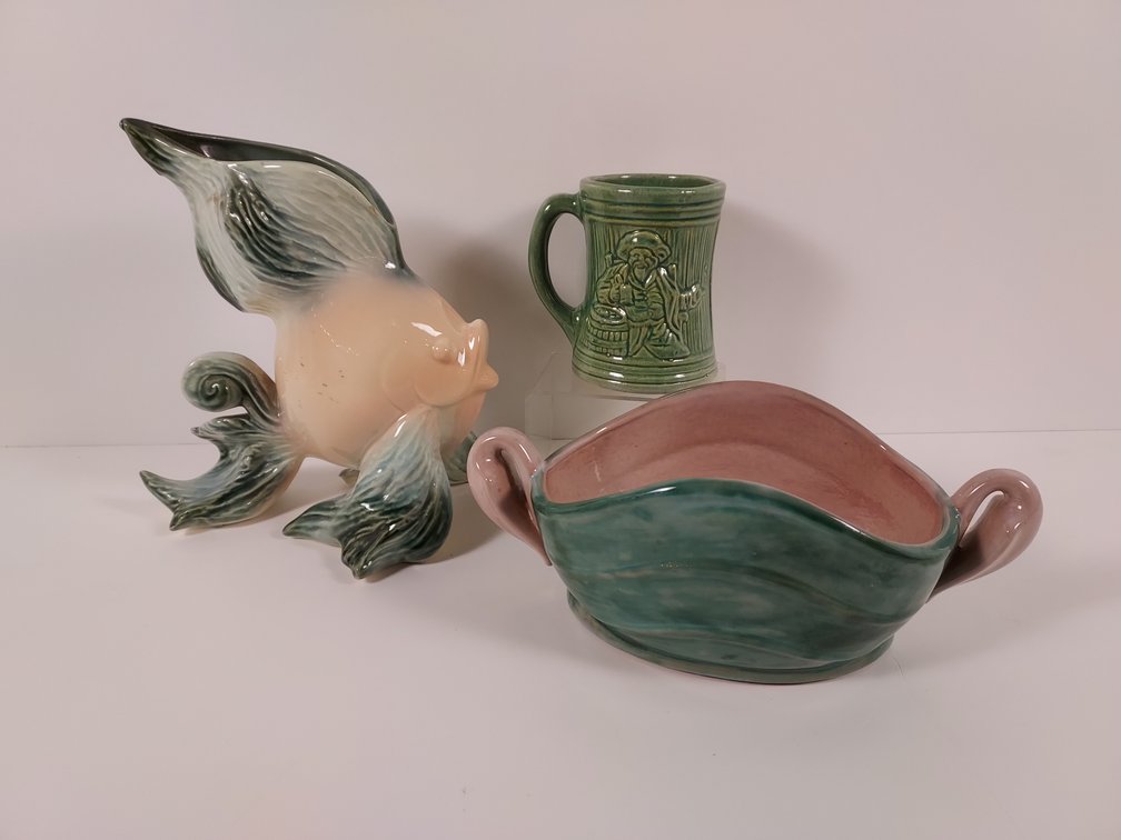 Hull and Stangl Pieces with Mug