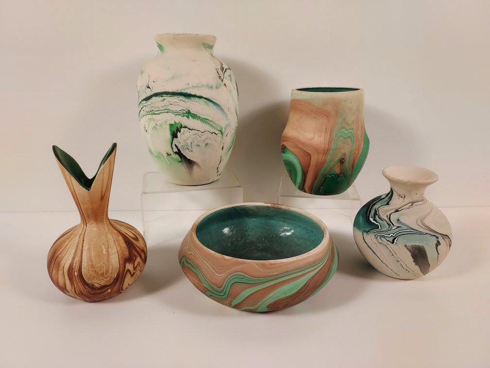 5 Nemadji and Colorado Pottery Pieces