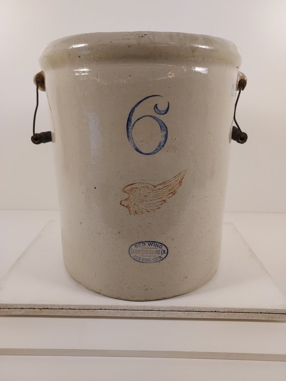 6 Gallon Red Wing Union Stoneware Co. Crock