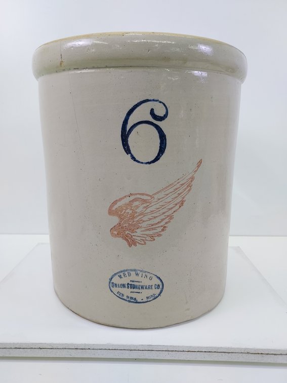 6 Gallon Red Wing Union Stoneware Co. Crock
