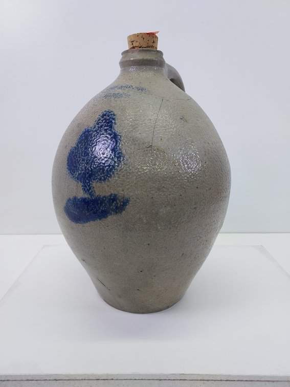 2 Gallon Stoneware J. Clark Co. Ovoid Jug