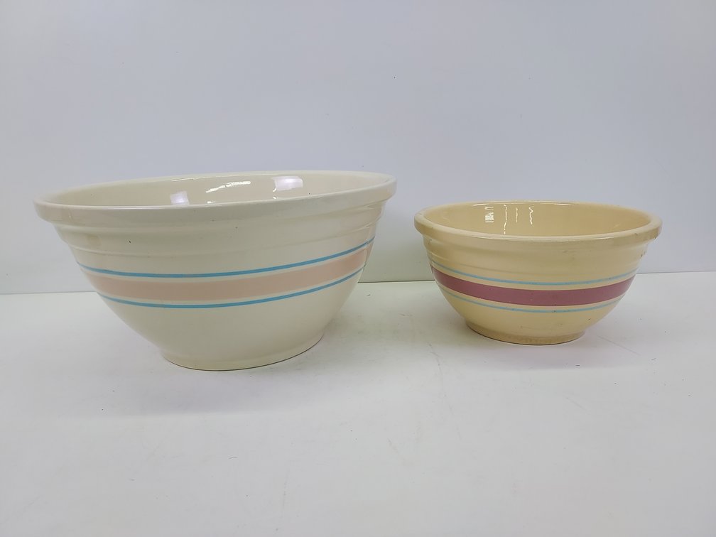 McCoy Oven Ware Bowls - 10" and 14"