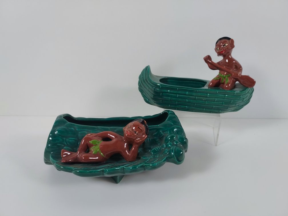 2 Gilner "Happy Cannibal" Planters