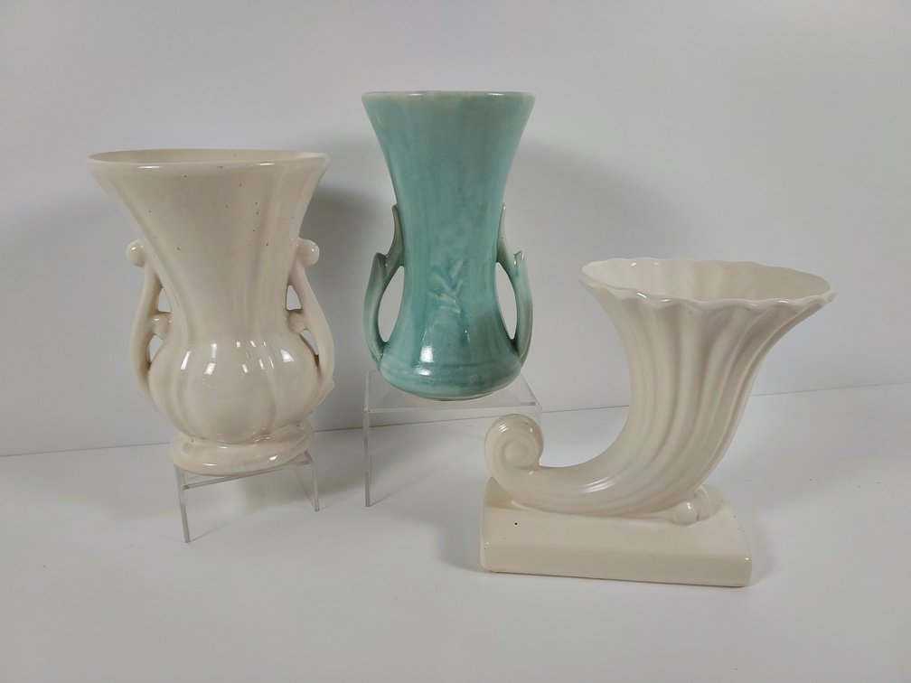 3 McCoy Vases