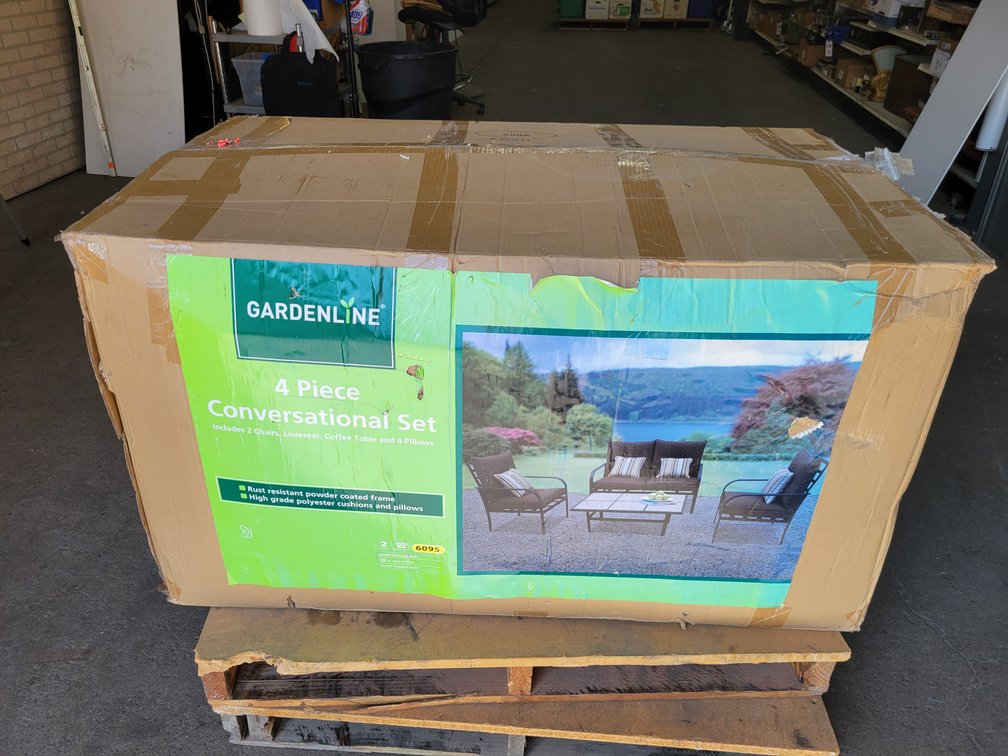 New Gardenline 4-Piece Conversation Patio Set