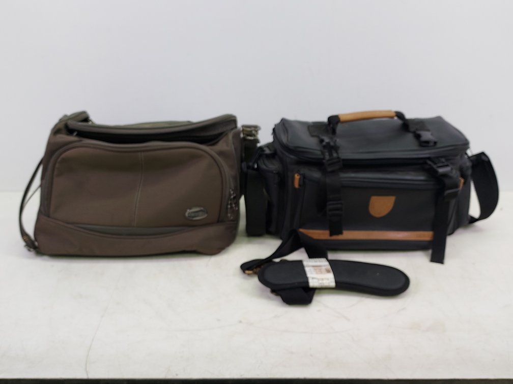 (2) Video Camera/Toiletry Bags
