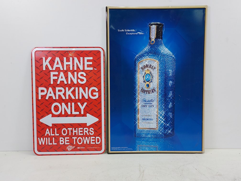 (2) Aluminum Signs