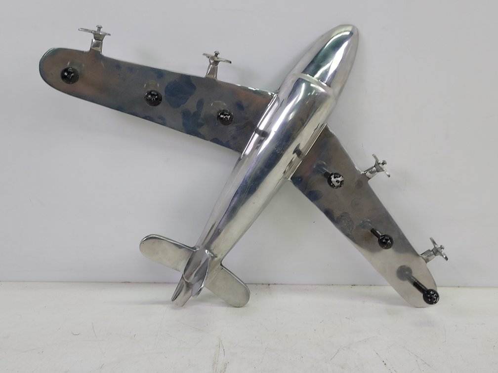 Cast Aluminum Airplane Coat Hanger