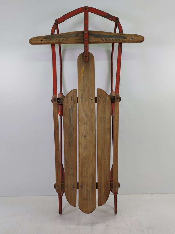 Vintage "Champion" Steerable Wood Sled